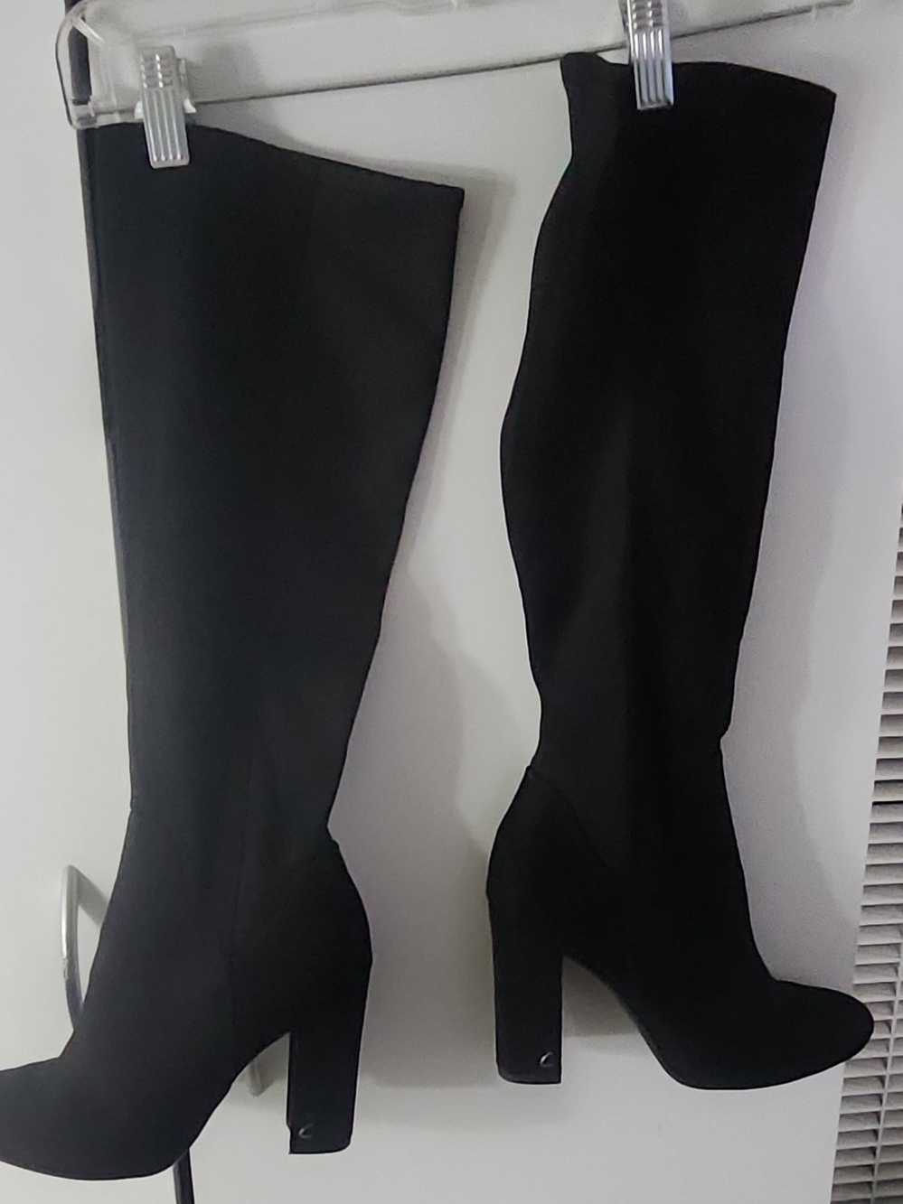 Circus by Sam Edelman Black Tall Block Heel Boots